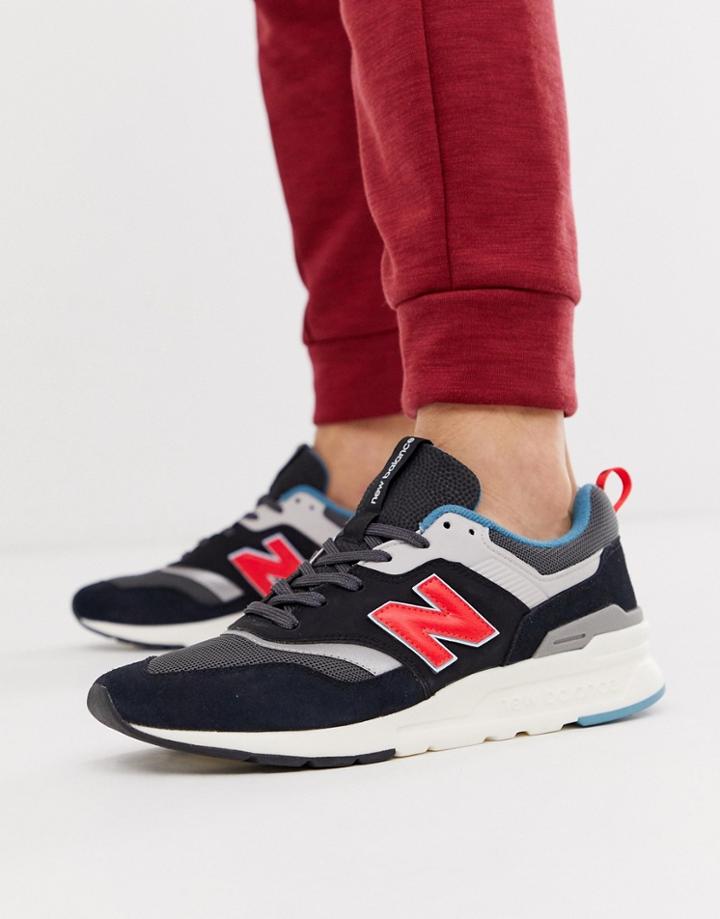 New Balance 997 Sneakers In Black - Black