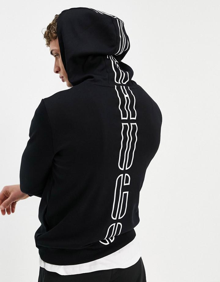 Hugo Dondy203 Logo Hoodie In Black