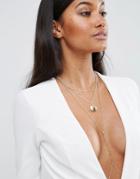 Asos Locket Body Harness - Clear