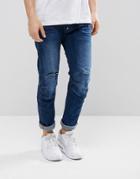 G-star 5622 3d Slim Jeans Medium Aged - Navy