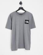The North Face Heavyweight T-shirt In Gray
