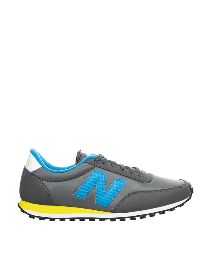 New Balance 410 Gray/blue Sneakers