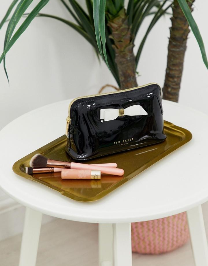 Ted Baker Cahira Bow Makeup Bag - Black