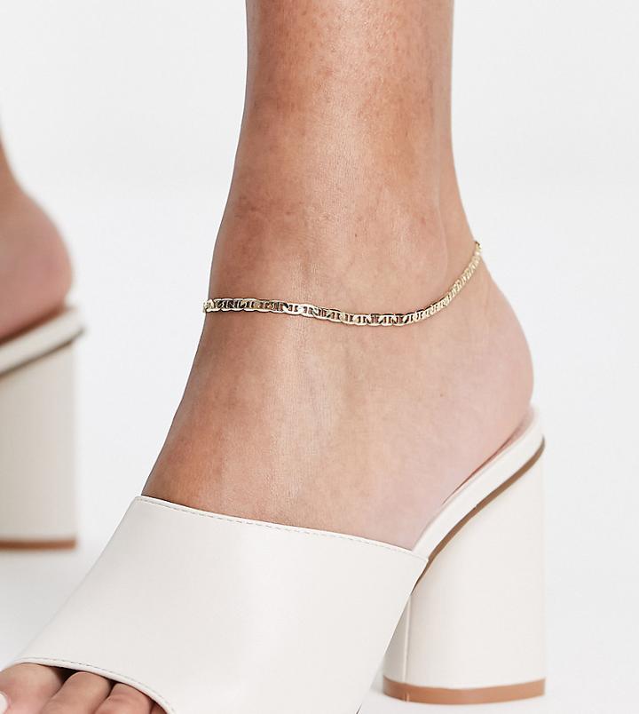 Image Gang Real Gold Filled Vintage Style Chain Anklet