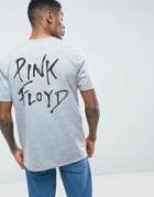 Asos Pink Floyd Longline Band T-shirt - Gray