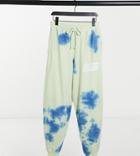 Collusion Unisex Oversized Sweatpants With Print In Tie-dye-multi
