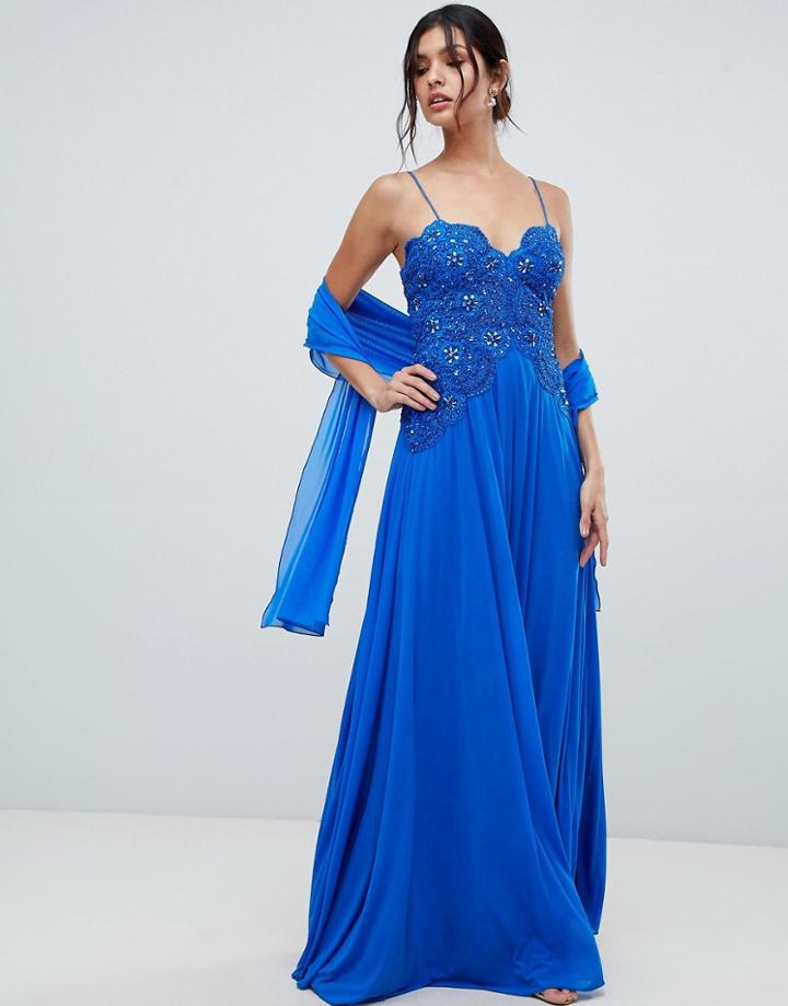Forever Unique Maxi Dress - Blue