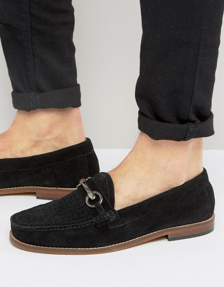 Kg By Kurt Geiger Woven Loafers - Black