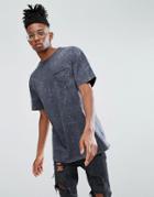 New Look Oversized T-shirt In Washed Gray - Gray