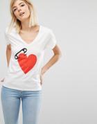 Sonia By Sonia Rykiel Heart Motif T-shirt - White