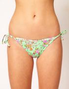 Pureda Exclusive To Asos Floral Bikini Bottoms - Multi