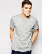 Fred Perry T-shirt With Crew Neck - Vintage Steel Marl