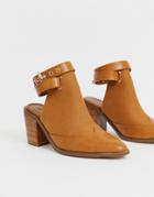 Asos Design Ripley Western Shoe Boots In Tan