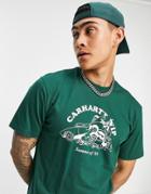 Carhartt Wip Flat Tire T-shirt In Green