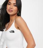 The North Face Simple Dome Tank Top In White Exclusive At Asos