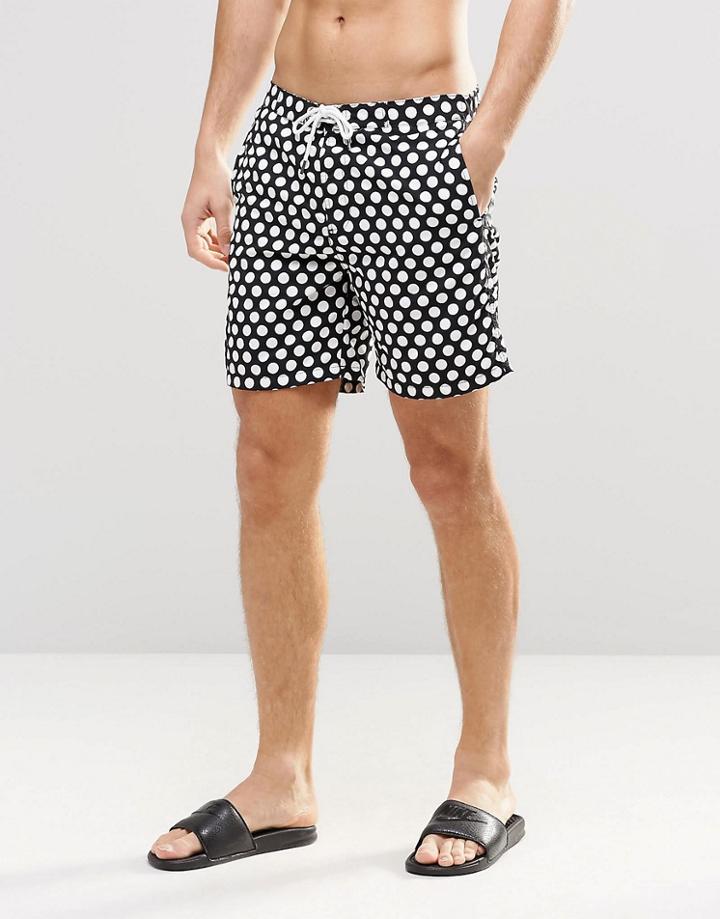 Jack & Jones Swim Shorts Print - Black