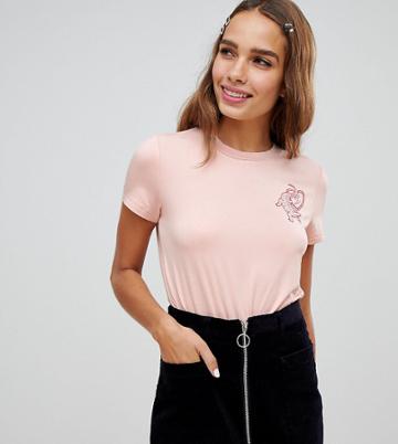 Cli Cli By Clio Peppiatt T-shirt With Crocodile - Pink