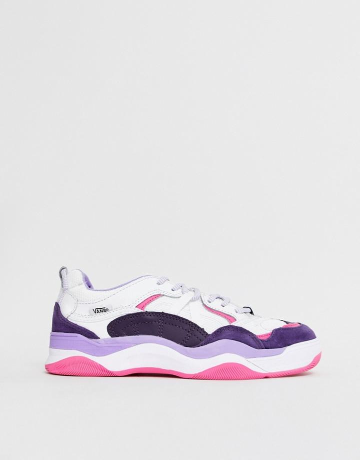 Vans Varix Wc White And Purple Sneakers