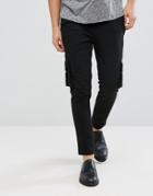 Jack & Jones Premium Smart Pants With Cargo Pockets - Black