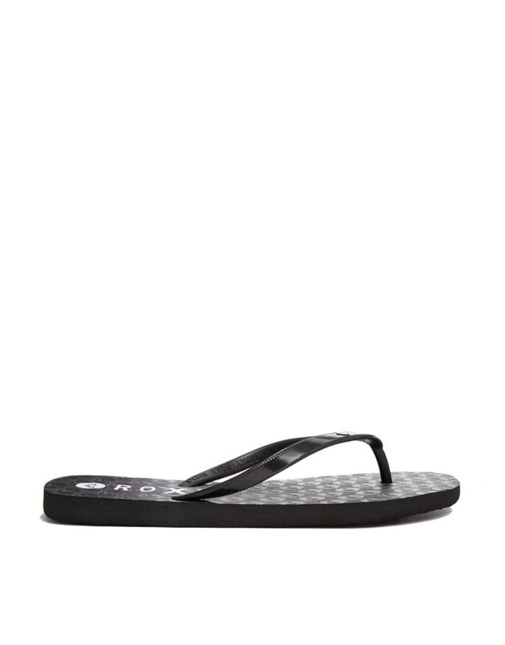 Roxy Bamy Black Flip Flops