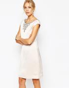 Ted Baker Viktria Embellished Shift Dress - Ivory