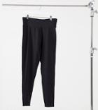 New Look Curve High Waist Leggings In Black