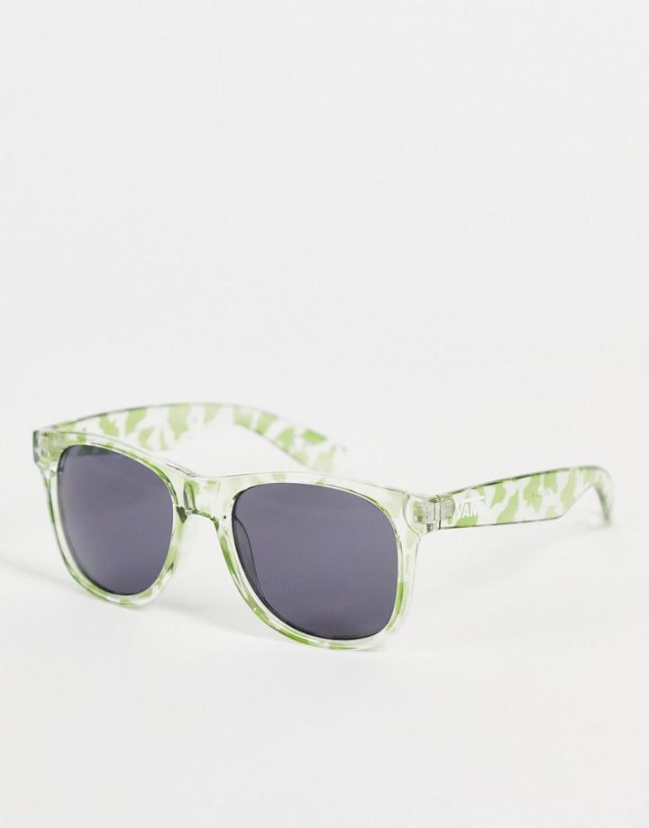 Vans Spicoli Square Frame Sunglasses In Green