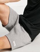 Gym 365 Jersey Logo Shorts In Gray-grey