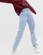 Tommy Jeans Capsule Crest Logo Mom Jeans - Blue