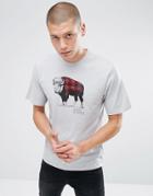 Columbia Check The Buffalo Ii T-shirt In Gray Marl - Gray