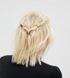 Asos Pack Of 4 Mini Metal Hair Claws - Gold