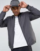 Only & Sons Lightweight Bomber Jacket - Gray