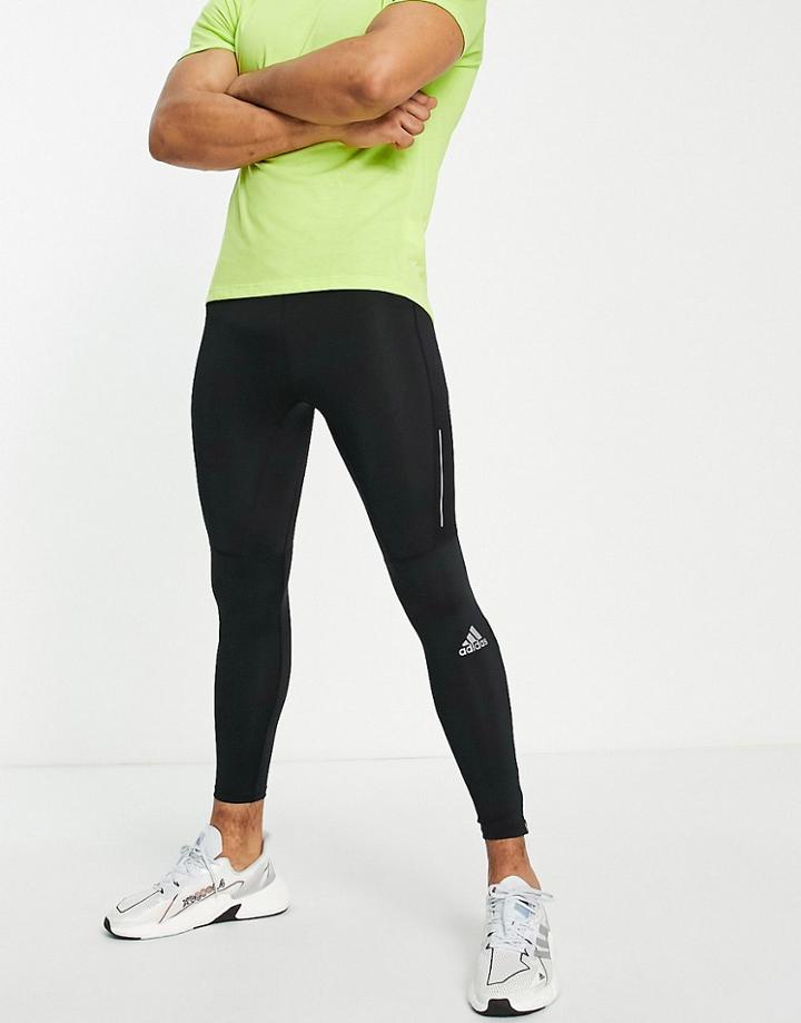 Adidas Running Own The Run Leggings In Black