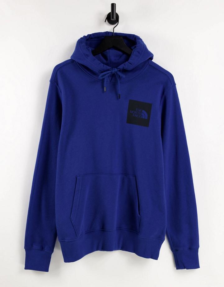The Noth Face Fine Hoodie In Blue-blues