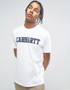 Carhartt Wip College Regular Fit T-shirt - White