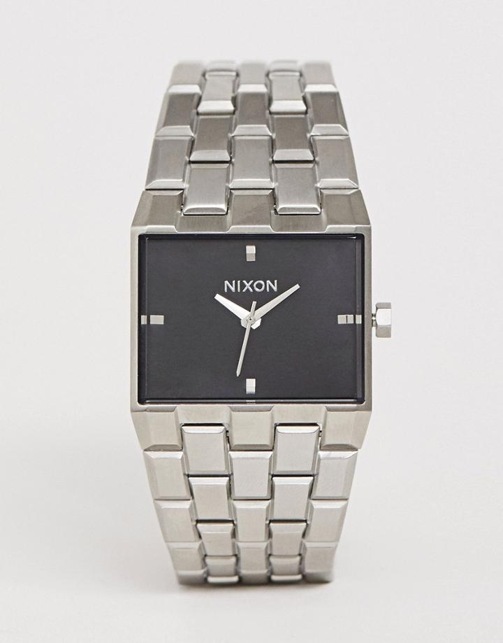 Nixon A1262 Ticket Bracelet Watch In Silver
