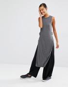 First & I Tab Side Ll Tunic - Gray