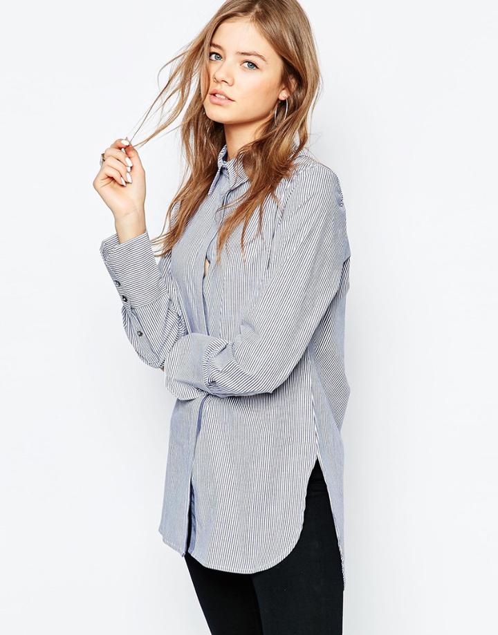 Gestuz Payson Stripe Shirt - Bl1