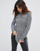 Vero Moda Roll Neck Sweater - Gray