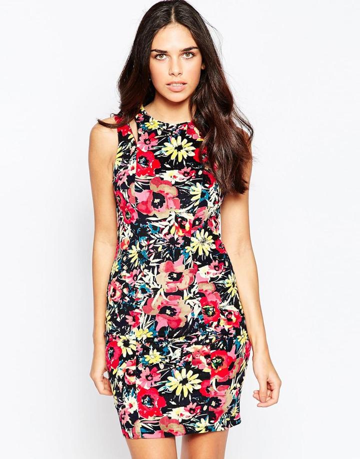 Madam Rage Poppy Print Dress - Multi