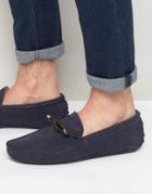 Bobbies L'orfevre Suede Driving Shoes - Navy
