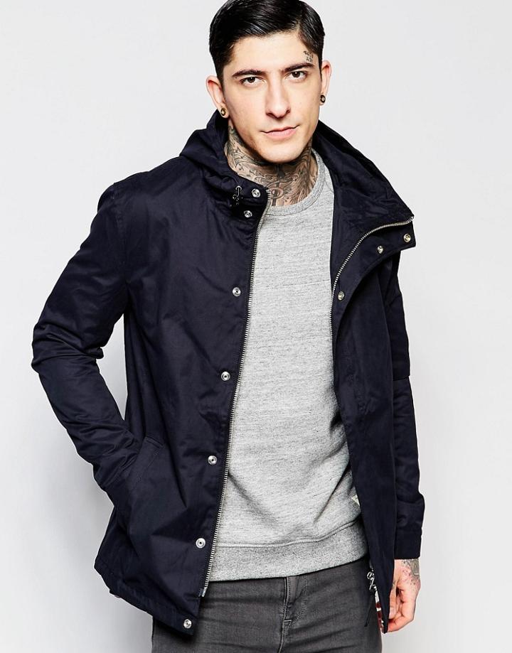 Minimum Padded Hooded Jacket - Black