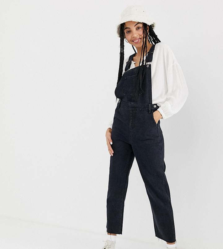 Urban Bliss Straight Leg Overall-black