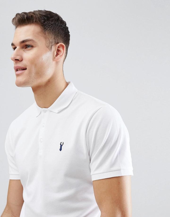 Next Pique Polo In White - White