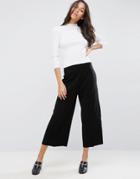 Asos Knitted Culotte - Black