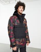 The North Face Silvani Ski Anorak In Black/pink