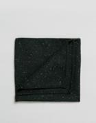 Asos Pocket Square In Green Warm Handfeel Texture - Green