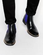 Dune Leather Chiggy Chelsea Boots - Black