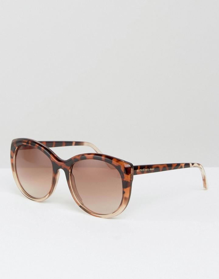 Somedays Lovin Cats Eye Sunglasses - Brown