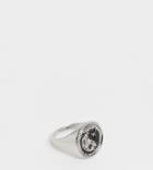 Reclaimed Vintage Inspired The Yin And Yang Pendant On Silver Signet Ring
